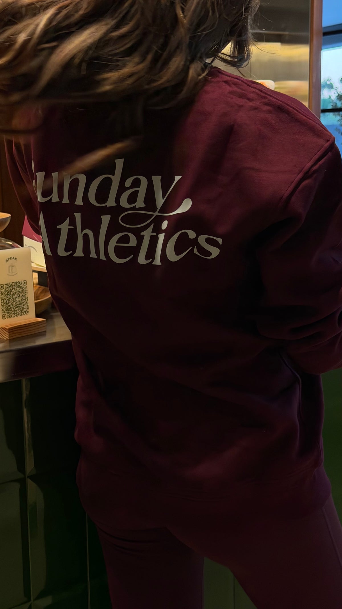 Burgundy SA sweater